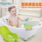 宝贝时代厂家 婴儿浴盆感温浴盆宝宝洗澡桶沐浴盆感温功能